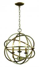 Trans Globe 70653 ASL - 3LT CHANDELIER-MULTI RING ORB-